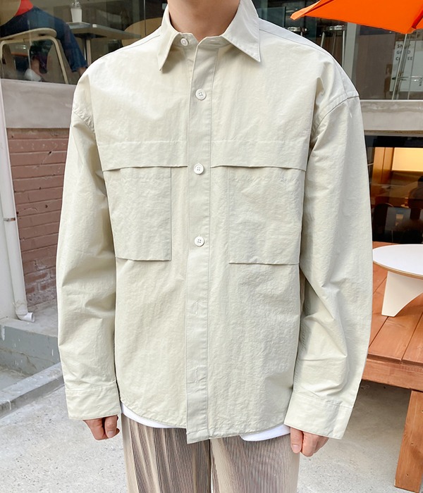 나일론 스트링 셔츠자켓 (5color) T#2605